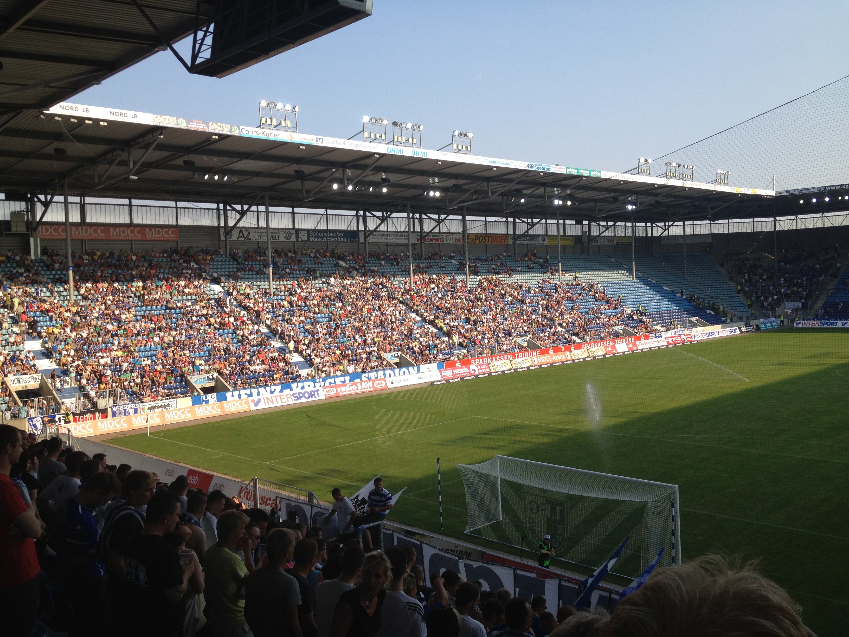 Gegengerade FCM - Schalke