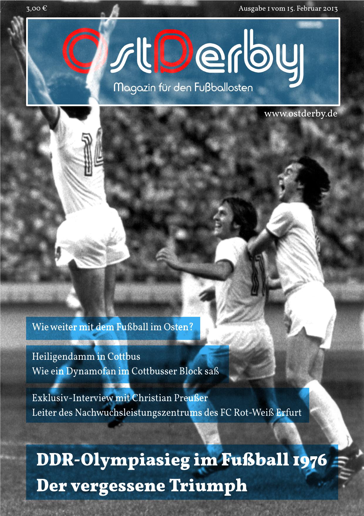 OstDerby Ausgabe 1 - Titelblatt