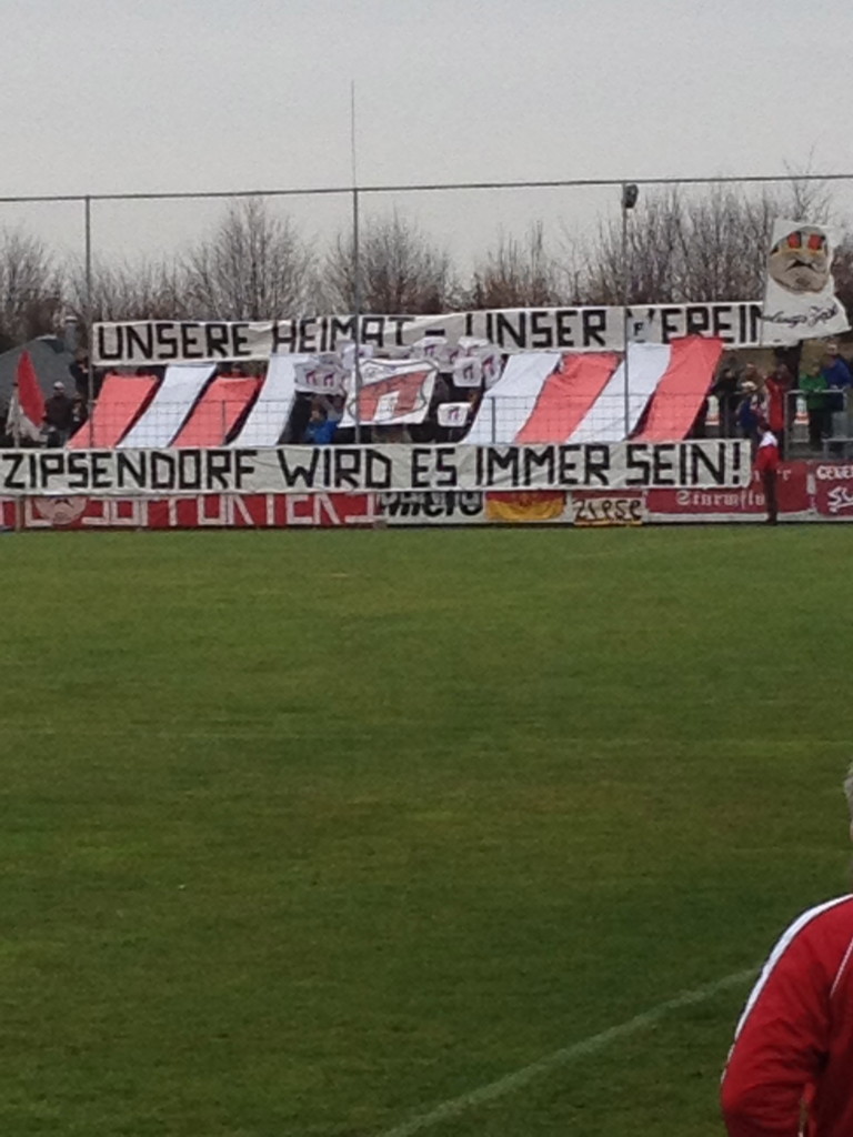 Choreo der Meuselwitzer, ähm, Fanszene, März 2012