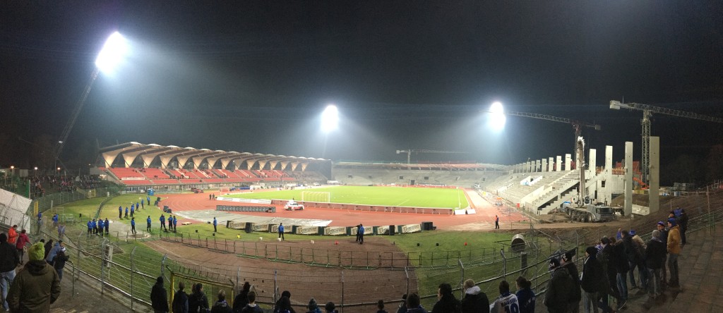 Von einem Besuch im Steigerwaldstadion
