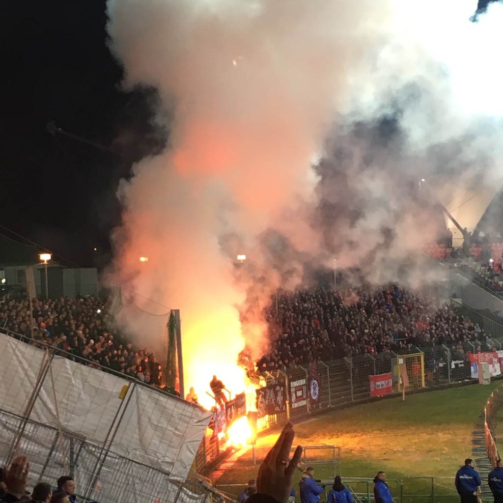 Von einem Besuch im Steigerwaldstadion