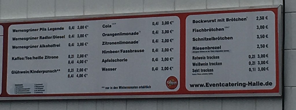 Das Kurt-Wabbel-Stadion, jetzt Erdgas Sportpark, in Halle