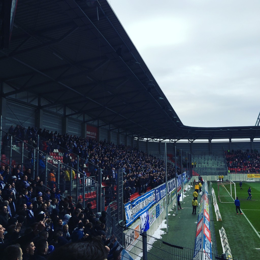 Das Kurt-Wabbel-Stadion, jetzt Erdgas Sportpark, in Halle