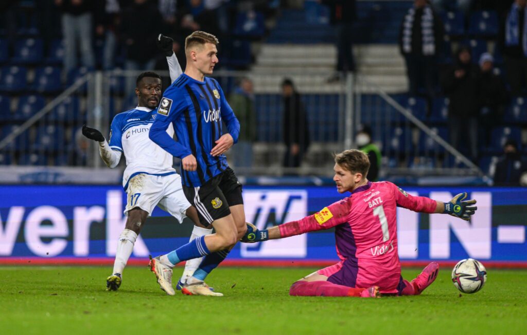 Das 2:1 gegen den 1. FC Saarbrücken