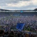 Platzsturm nach dem Aufstieg